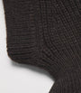 Wool-Blend Knitted Hood