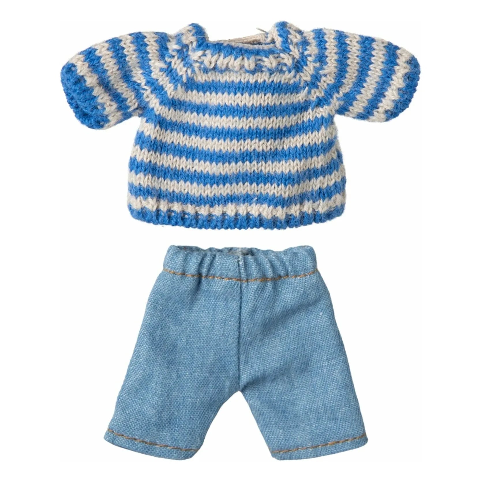 Maileg - Knitted sweater and pants for big brother mouse