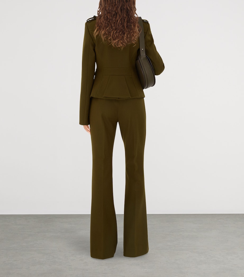 Burberry Brown Twill Tailored Jacket