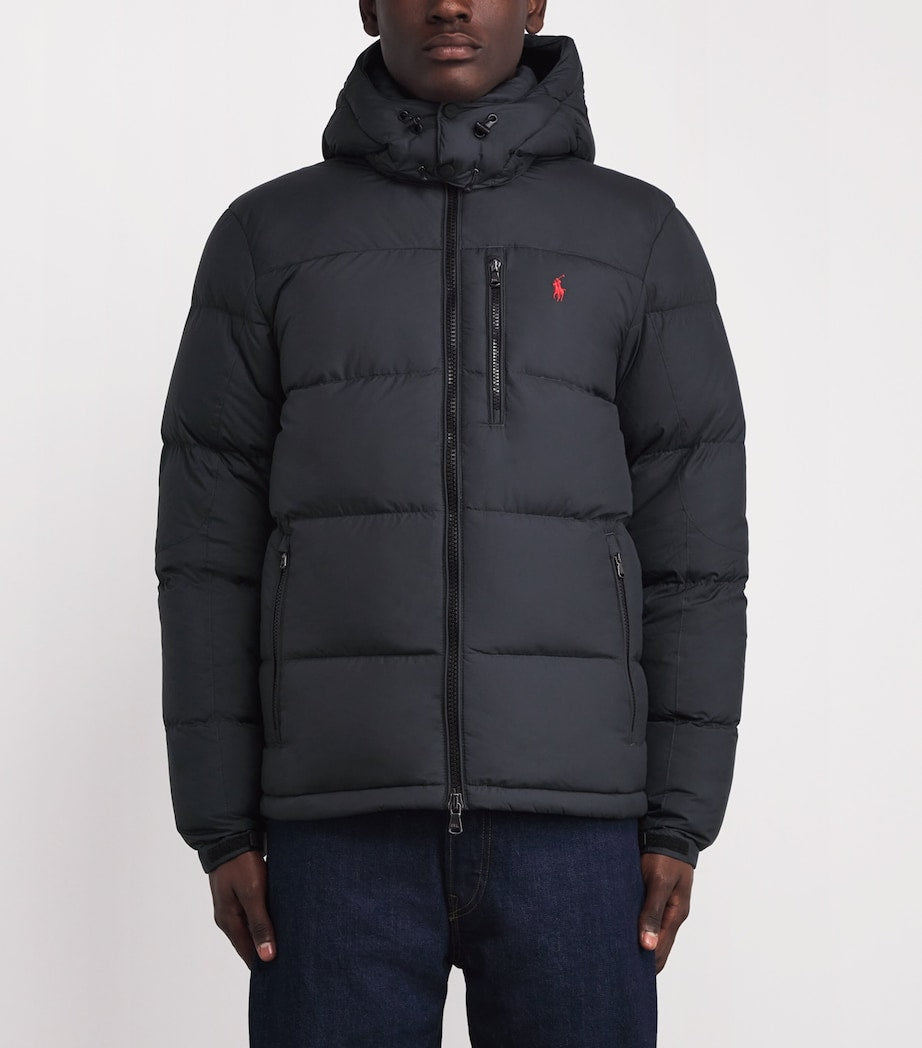 Polo Ralph Lauren Black Water-Resistant Down Gorham Puffer Jacket