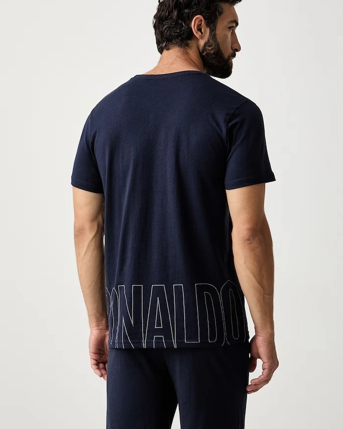 CR7 Cristiano Ronaldo iki parçalı erkek pamuklu pijama