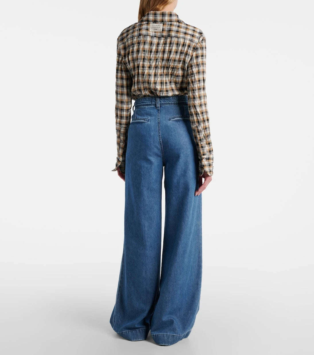 7 For All Mankind - Pleated wide-leg jeans
