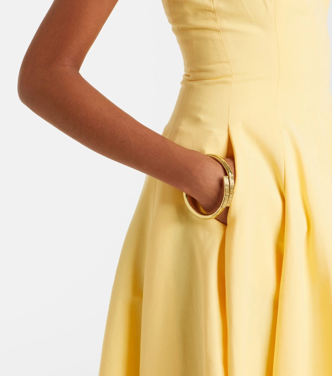 Staud - Joy cotton-blend gown