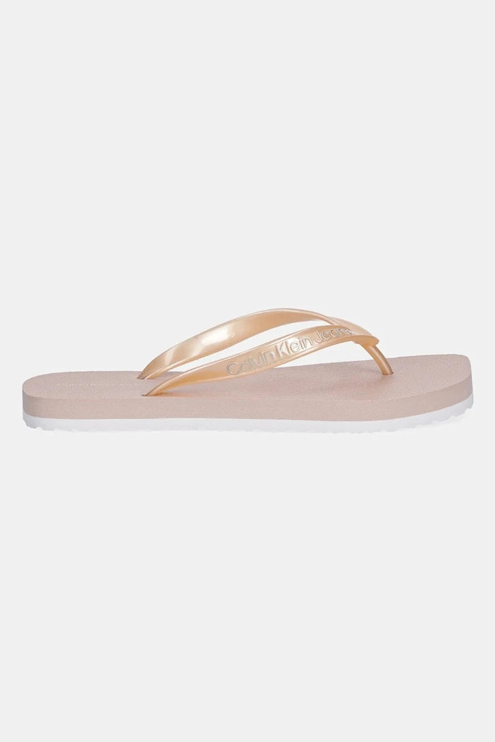 Джапанки Calvin Klein Jeans THONG+ TPU METALLIC