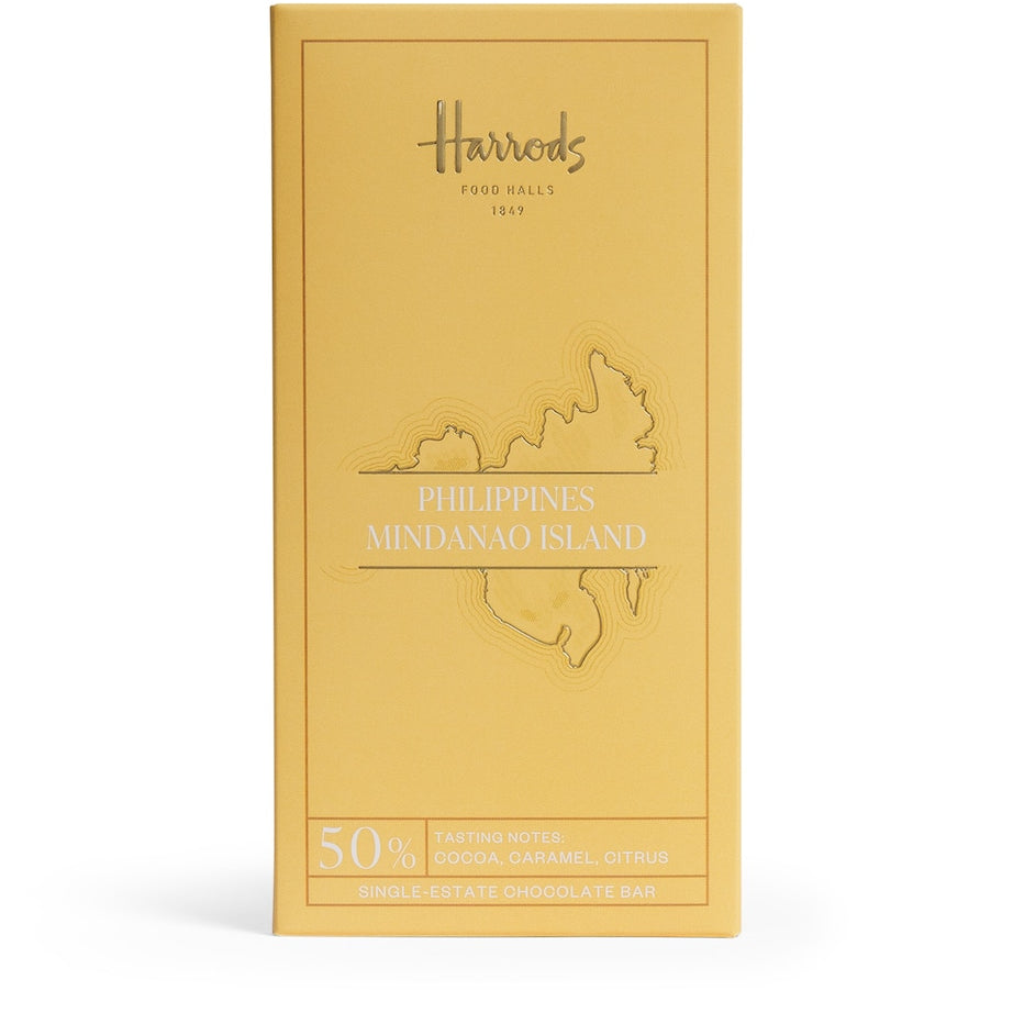 Harrods Single-Estate 50% Cocoa Mindanao Island Chocolate Bar (70g)
