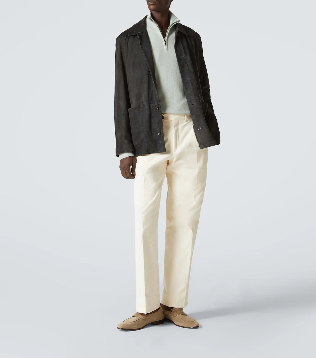 Le Kasha - Dared cashmere half-zip sweater