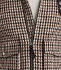 Mackage Grey Wool-Blend Houndstooth Rhett-HT Bomber Jacket