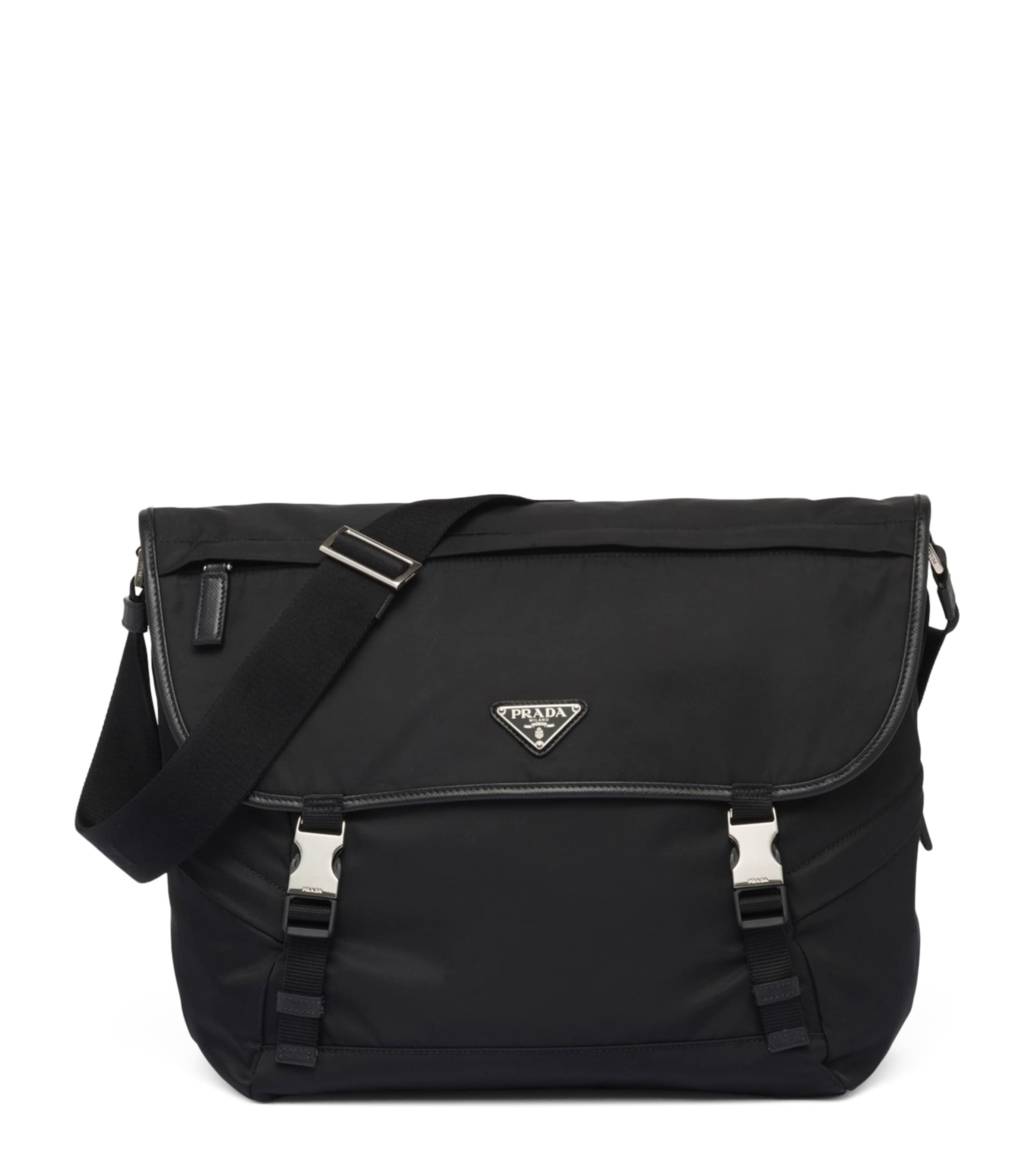 Prada Re-Nylon and Saffiano Leather Shoulder Bag