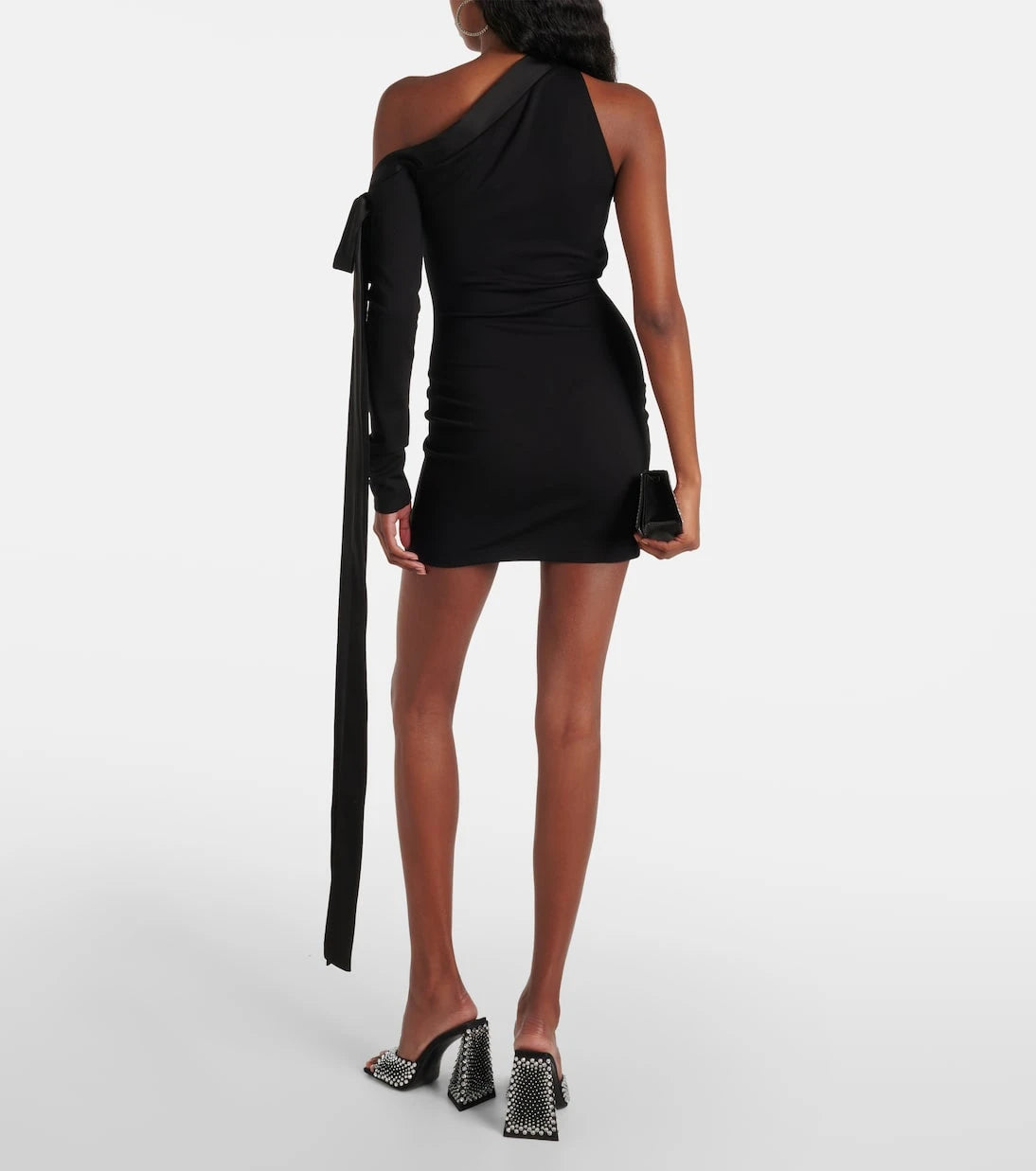 David Koma - One-shoulder satin minidress