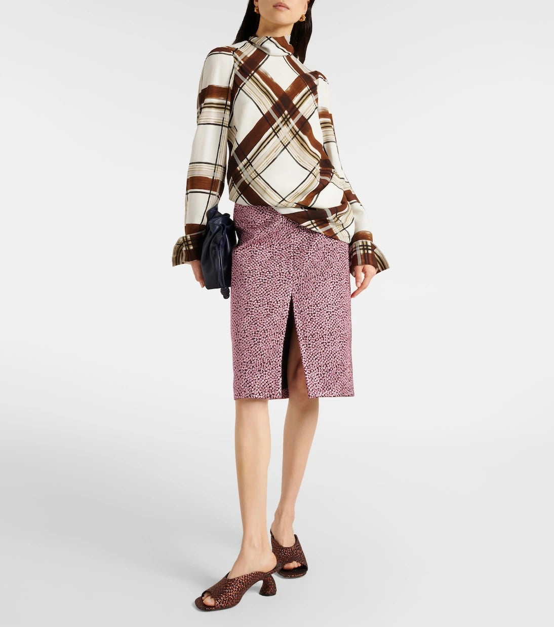 Dries Van Noten - Checked top