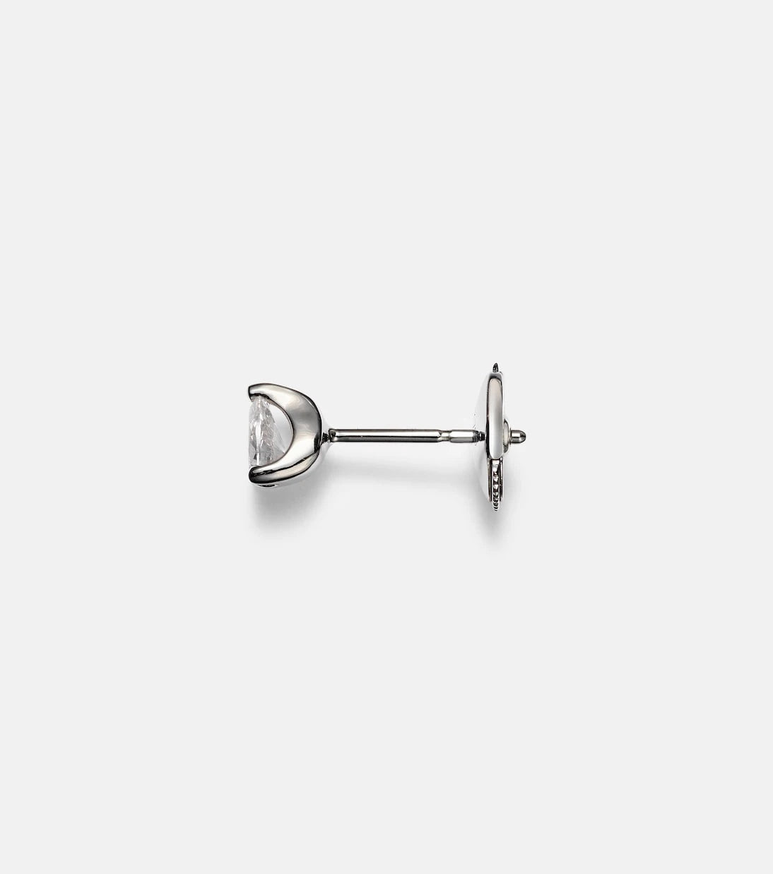 Anita Ko - 18kt white gold single earring with diamonds