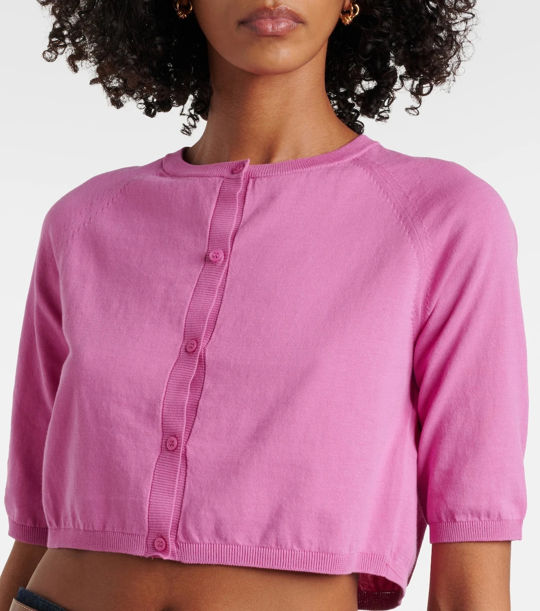 'S Max Mara - Pam cropped cotton cardigan