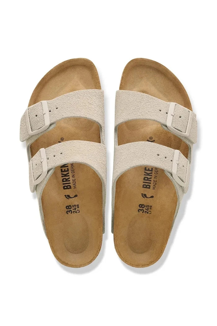 Birkenstock чехли дамски от велур Arizona