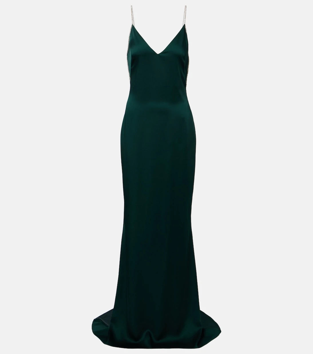 Tom Ford - Crystal-embellished satin slip dress
