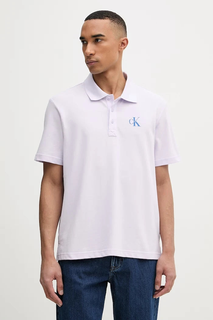 Calvin Klein Jeans erkek pamuklu yaka tişört
