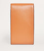 Tan Leather Phone Pouch Cross-Body Bag