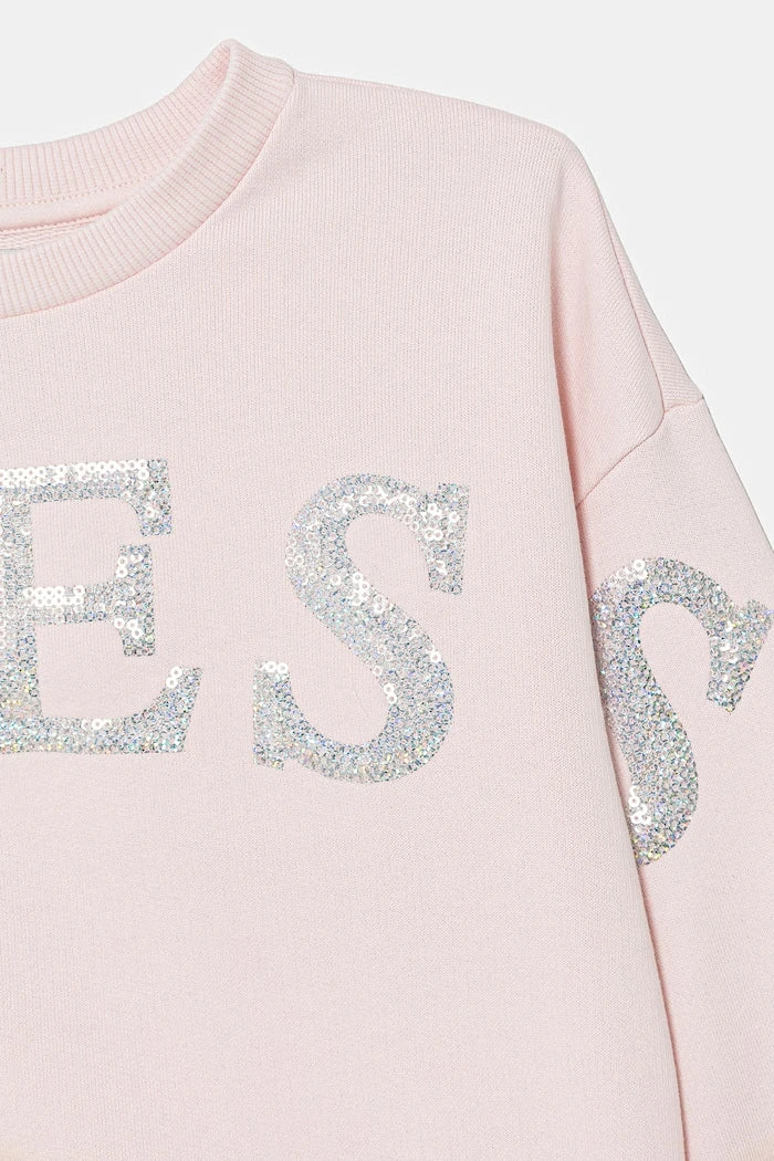 Guess детски памучен суичър