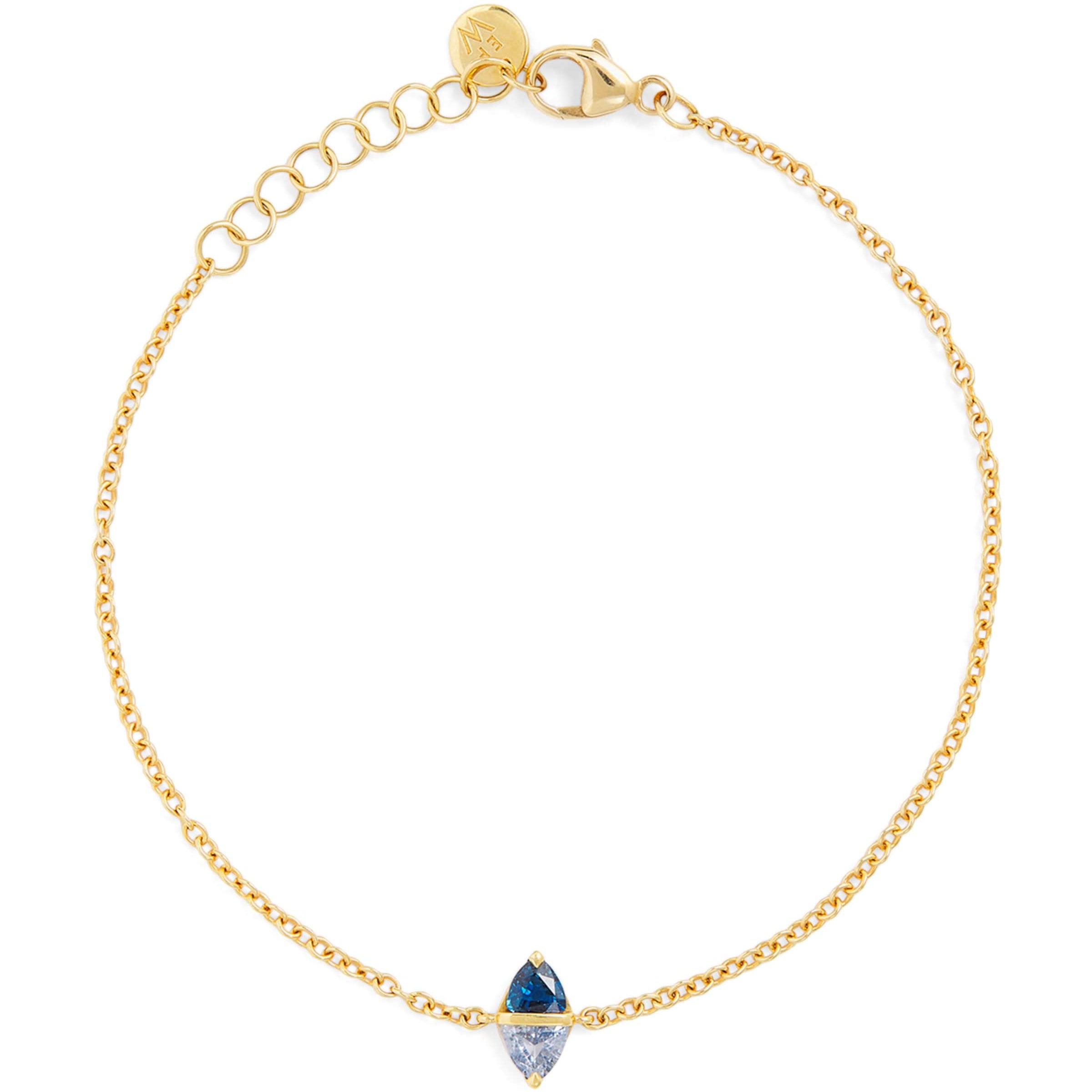 Yellow Gold and Sapphire Tilly Bracelet
