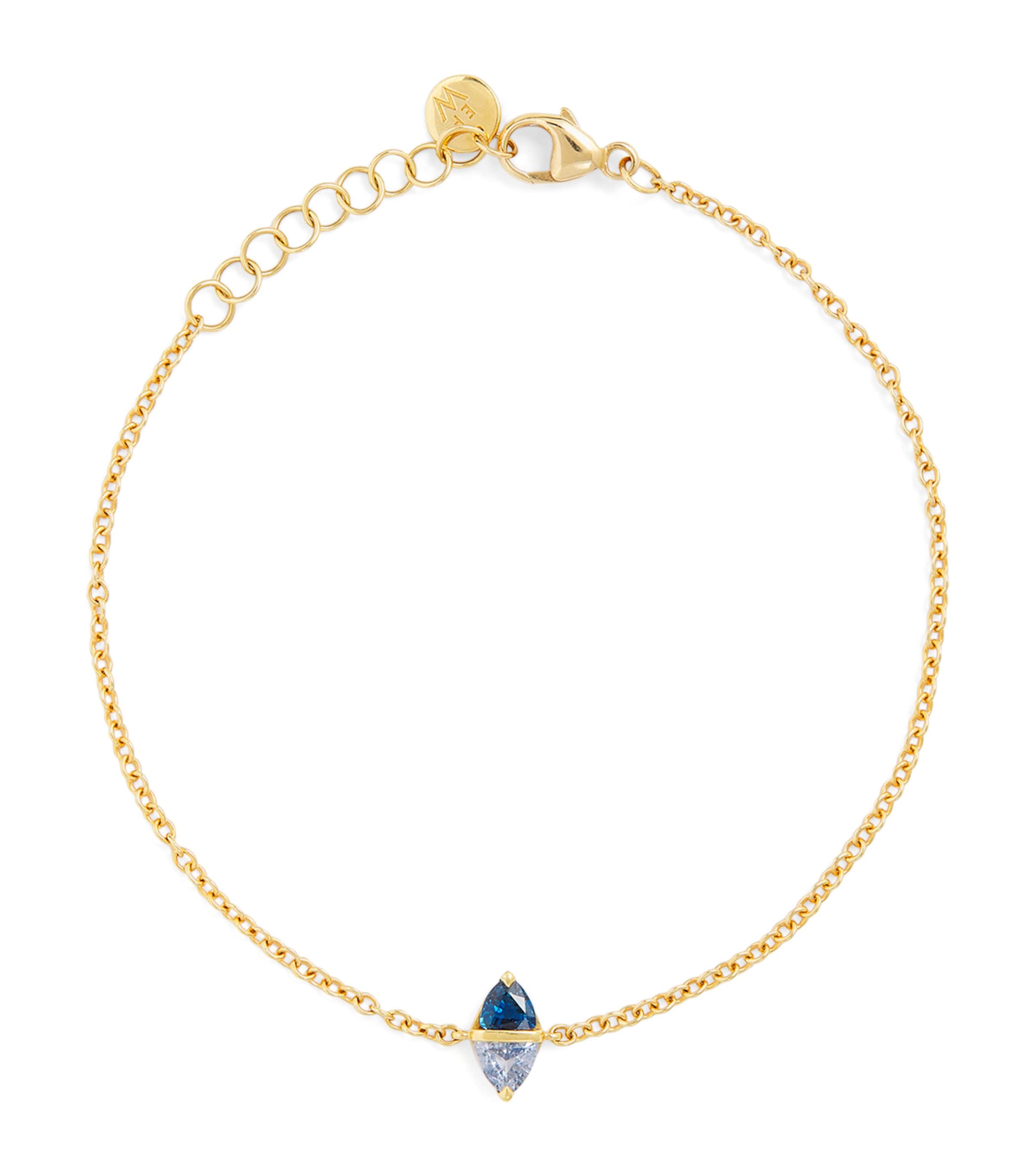 Yellow Gold and Sapphire Tilly Bracelet