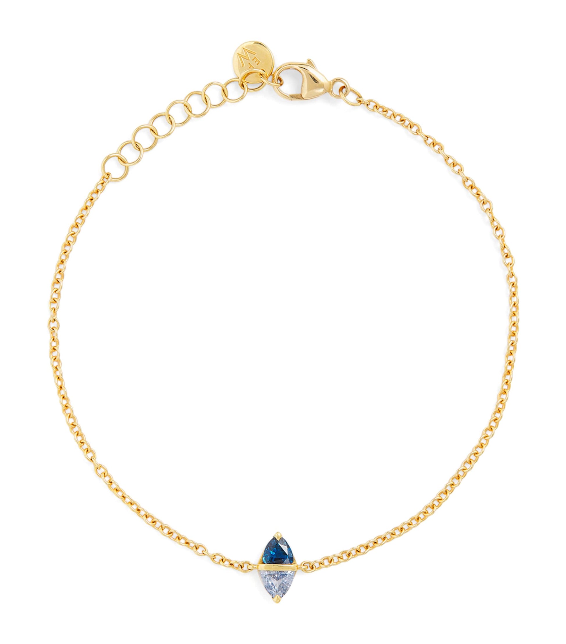 Yellow Gold and Sapphire Tilly Bracelet