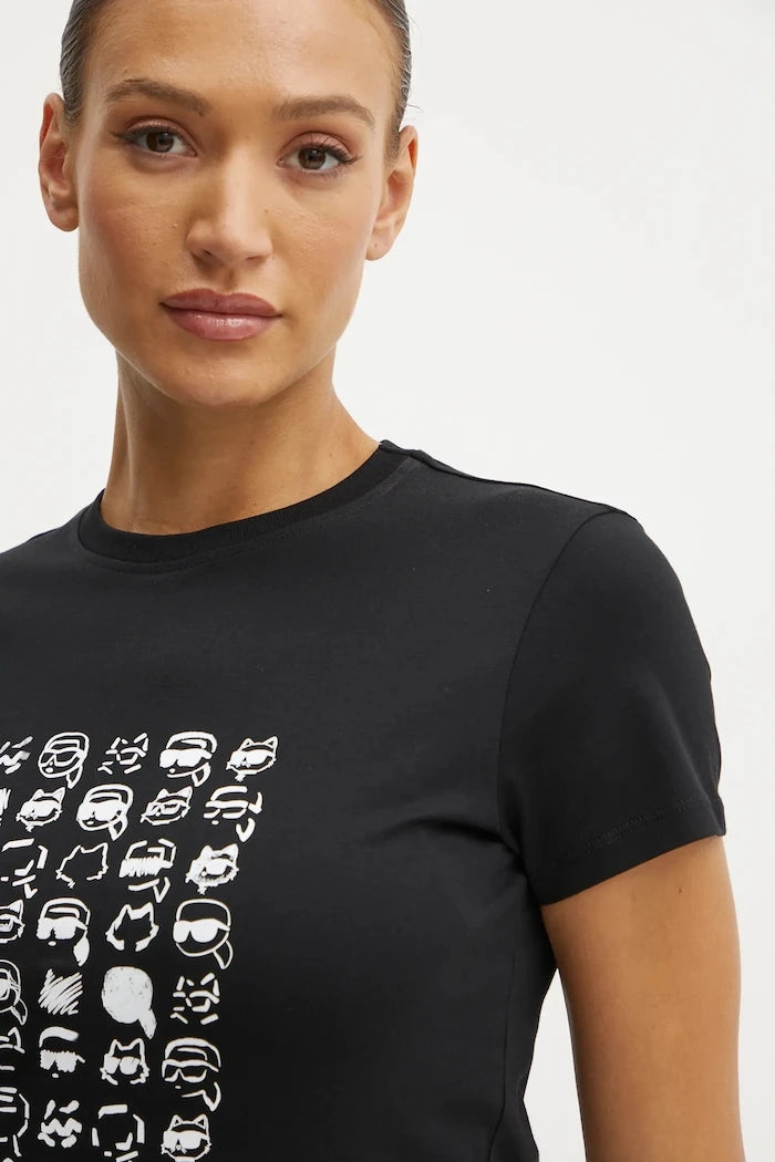 Памучна тениска Karl Lagerfeld IKON
