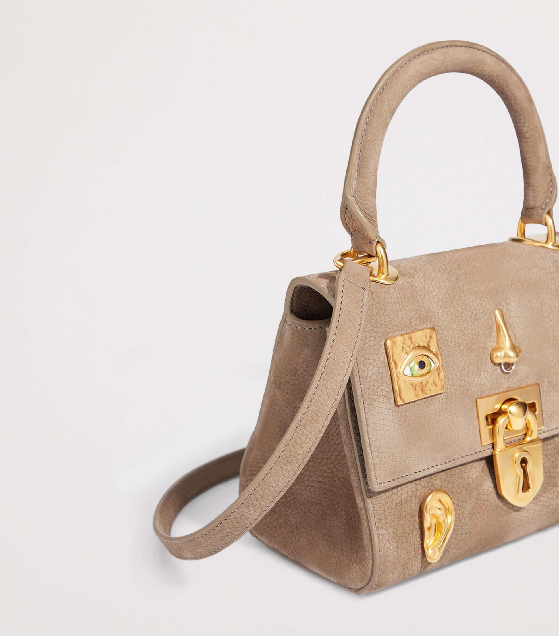 Mini Leather Bijoux Secret Top-Handle Bag