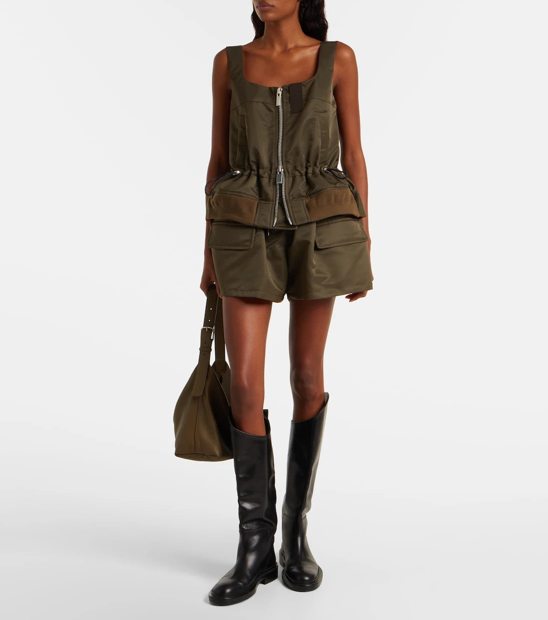Sacai - Technical twill shorts