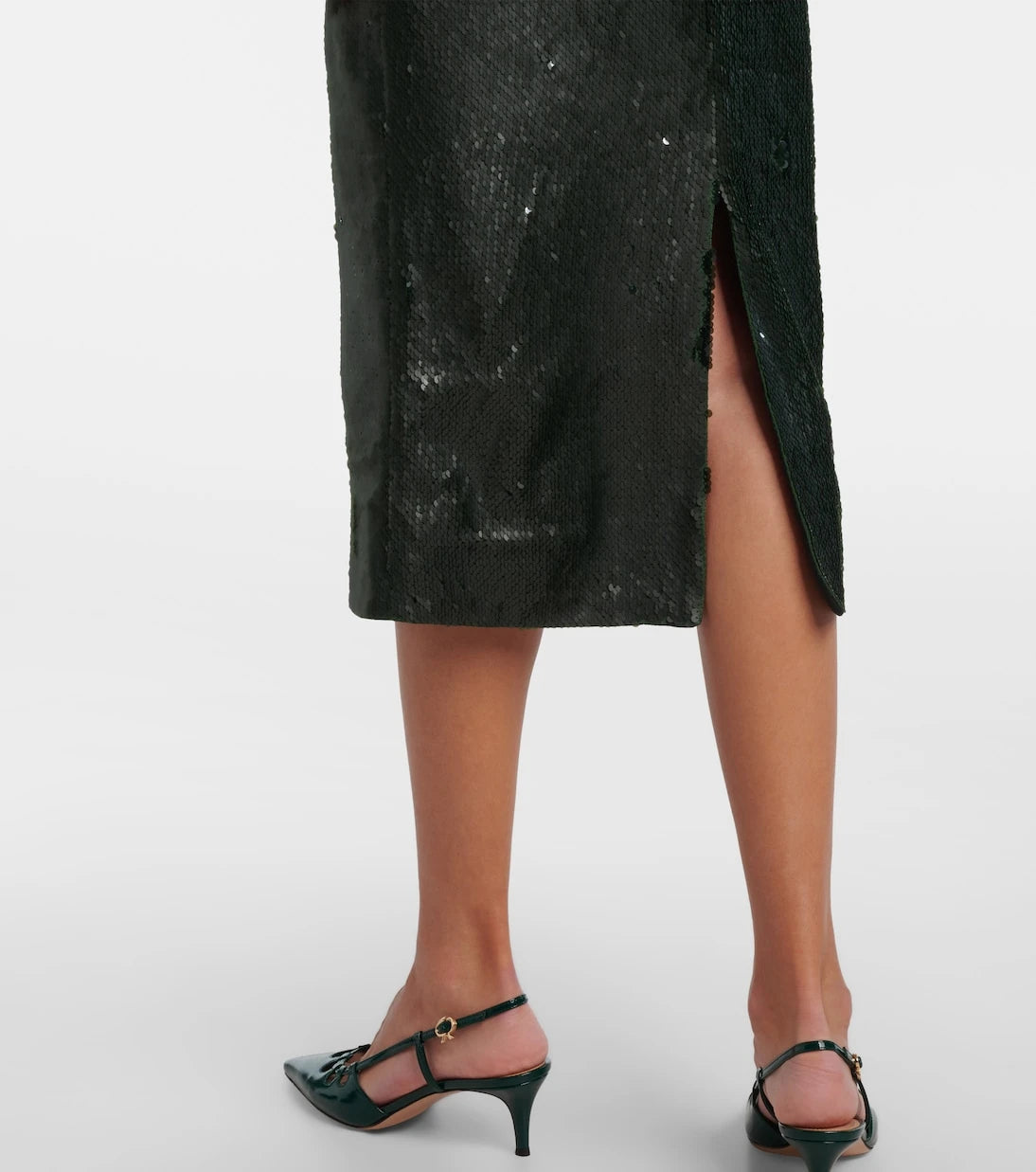 Emilia Wickstead - Bethan sequined pencil skirt