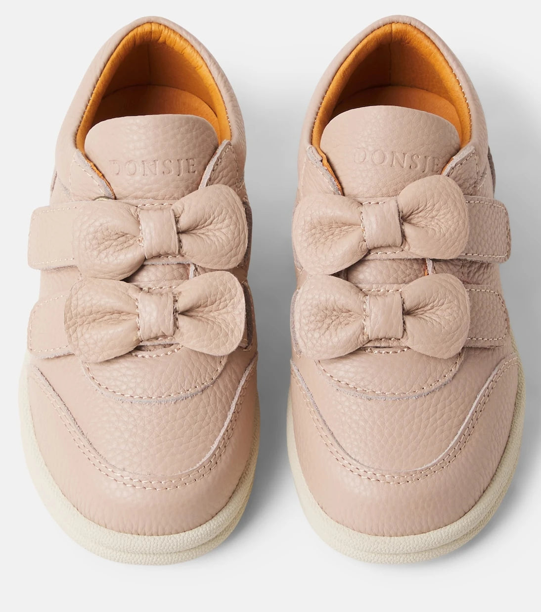 Donsje - Loena bow-detail leather sneakers
