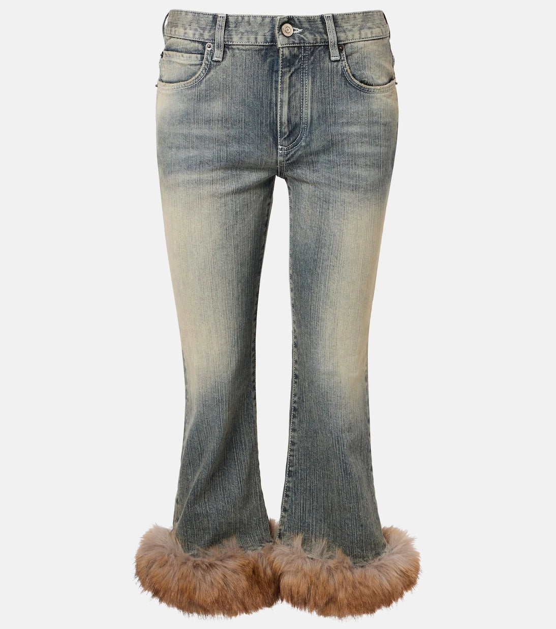 Balenciaga - Low-rise capri jeans
