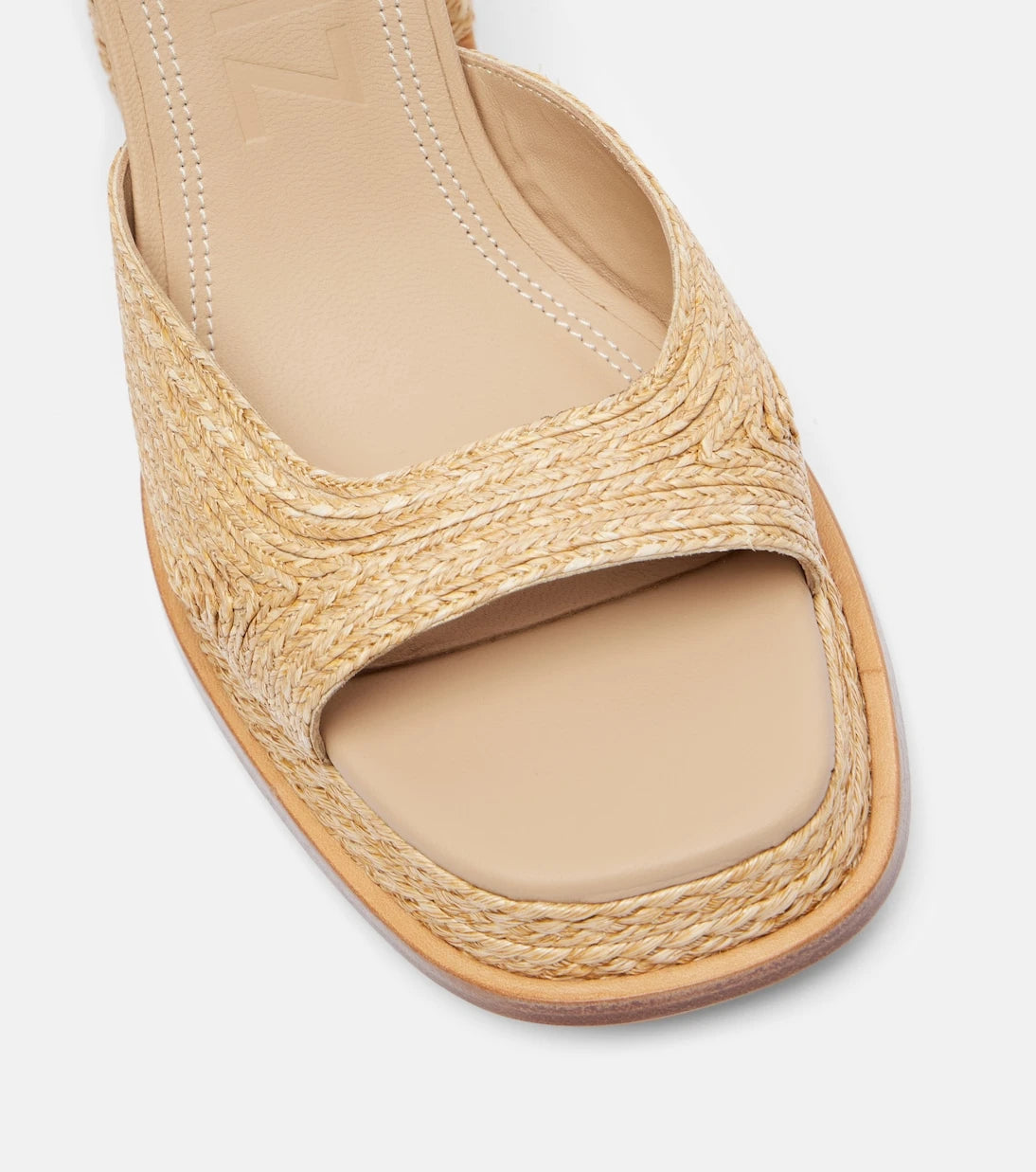Souliers Martinez - Gracia 95 raffia platform sandals