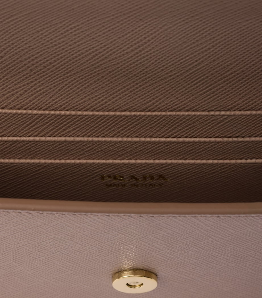 Prada Nude Saffiano Leather Mini Bag