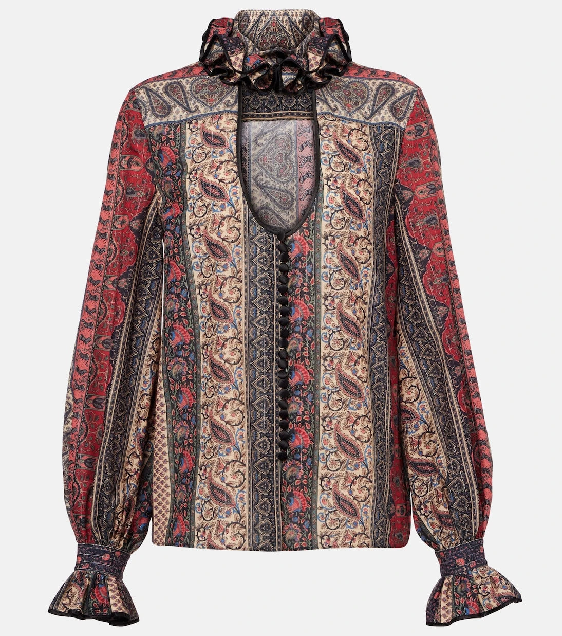 Valentino - Paisley cotton muslin blouse