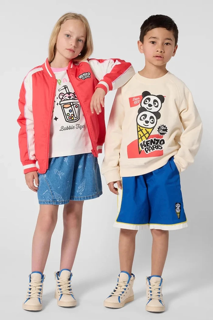 Kenzo kids pamuklu çocuk sweatshirt