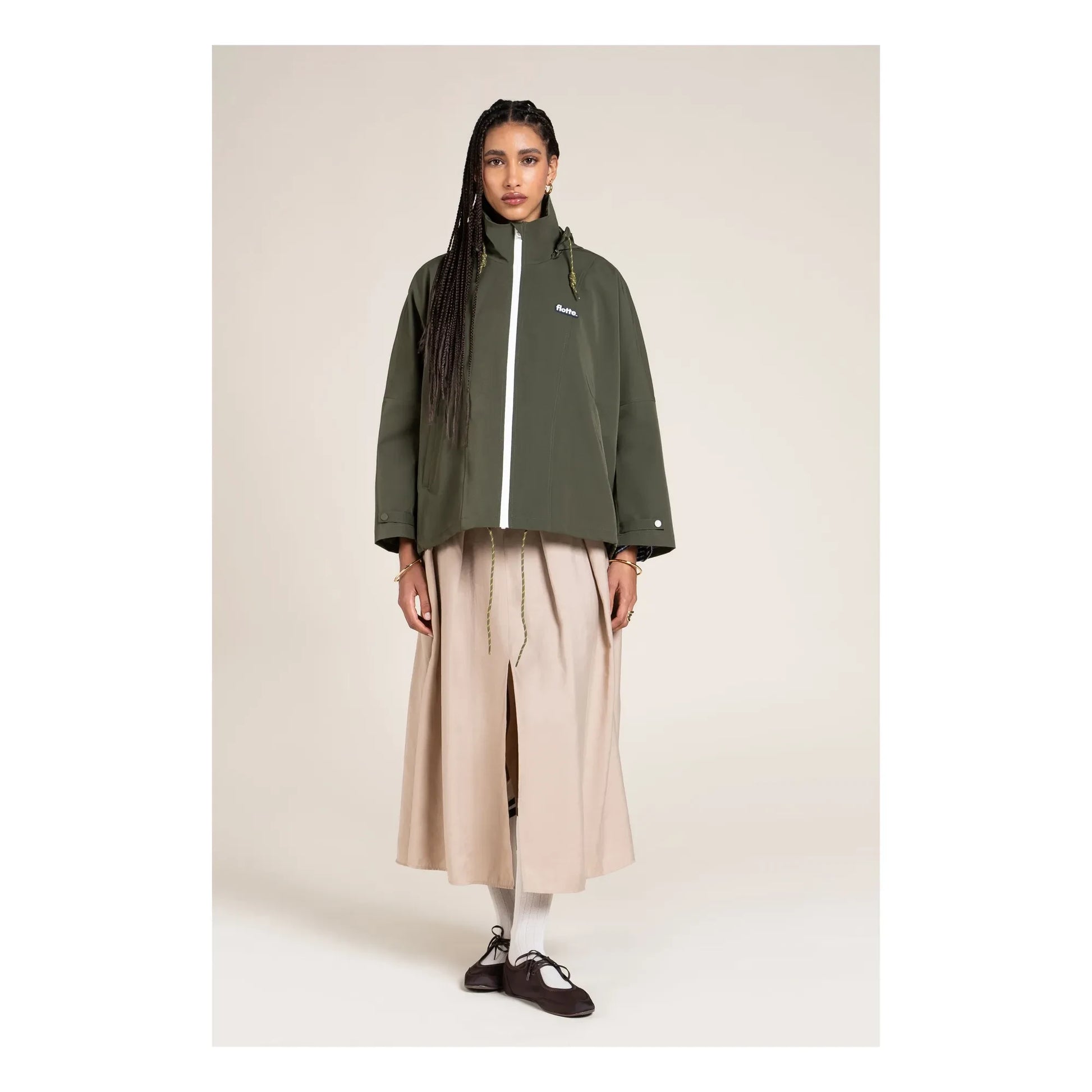 Flotte - Lourmel waterproof jacket | Khaki