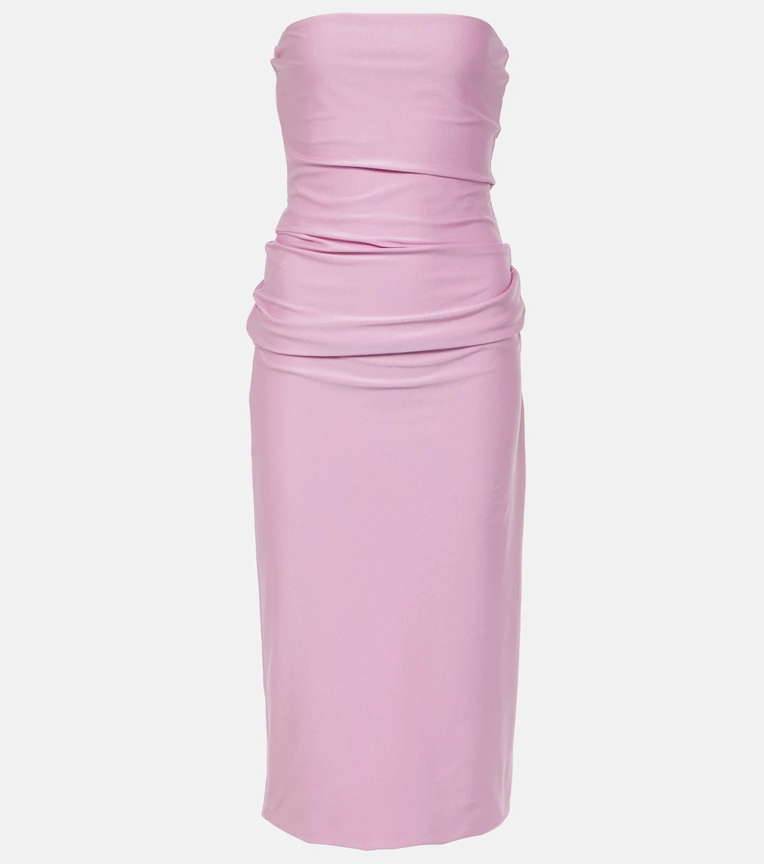 Sportmax - Strapless jersey midi dress