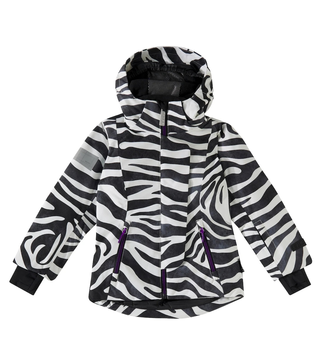 Molo - Pearson zebra-print ski jacket