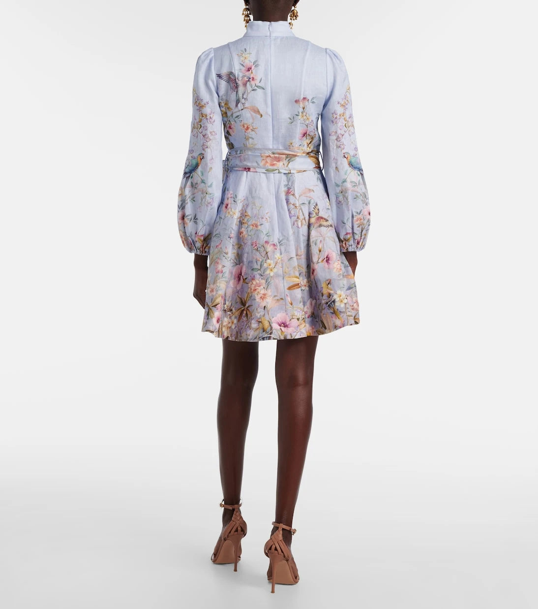 Zimmermann - Rebellion printed linen minidress