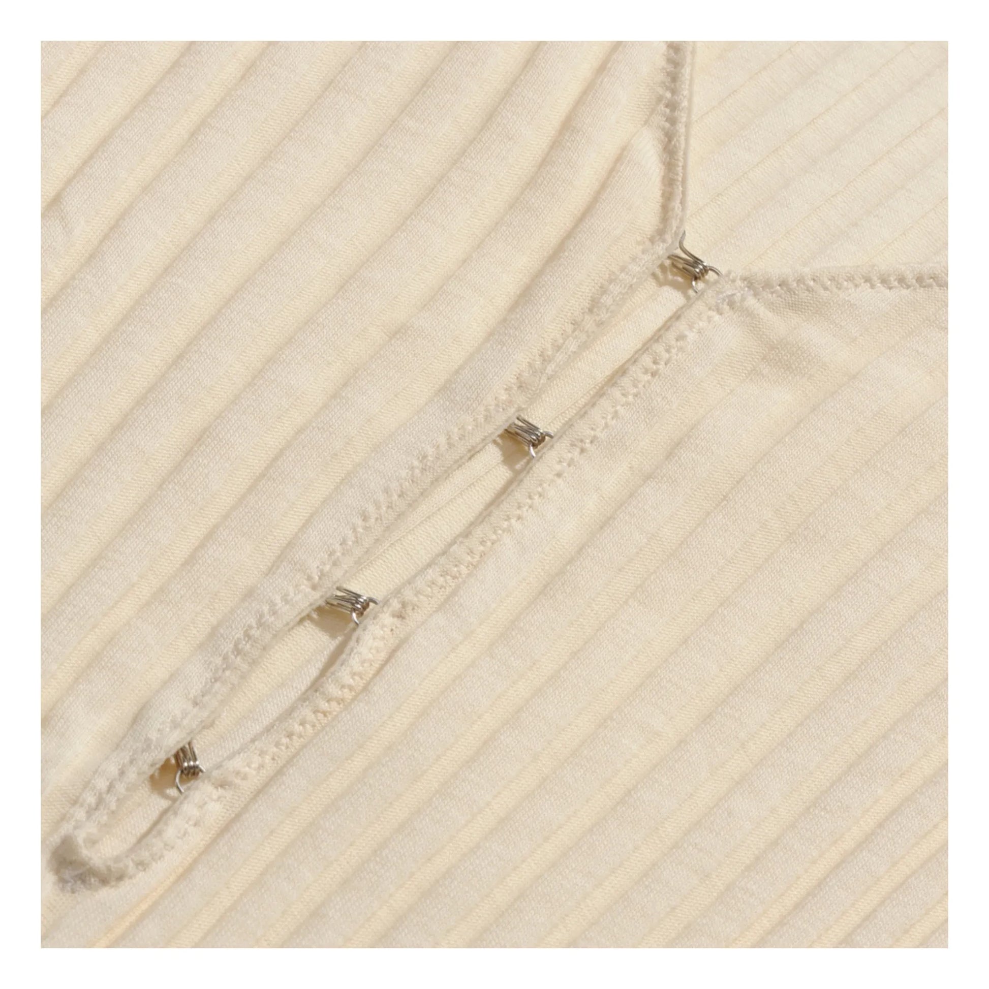 Icone - Claudia Organic Cotton Ribbed Bodysuit | Ecru