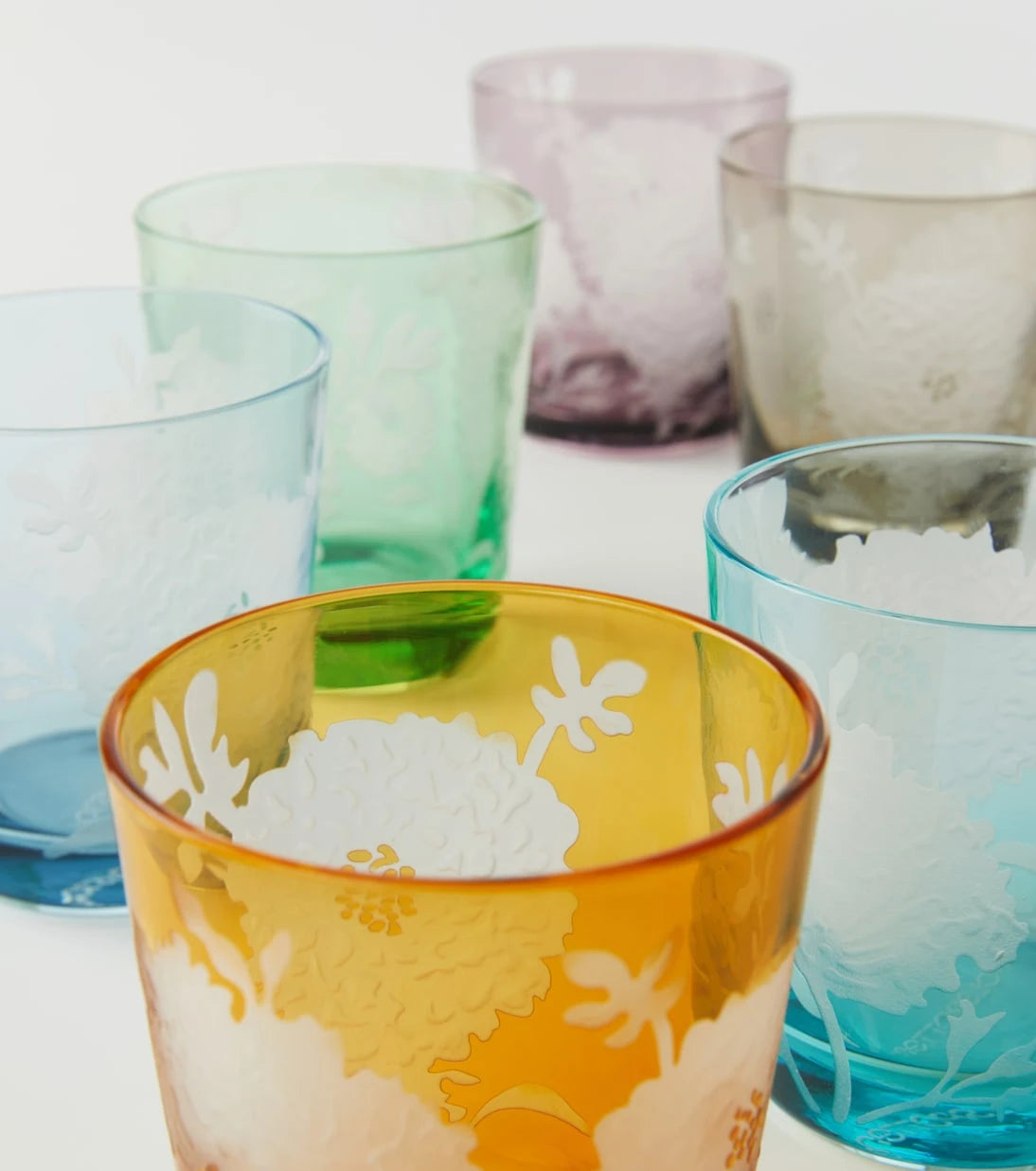 Polspotten - Peony set of 6 tumblers