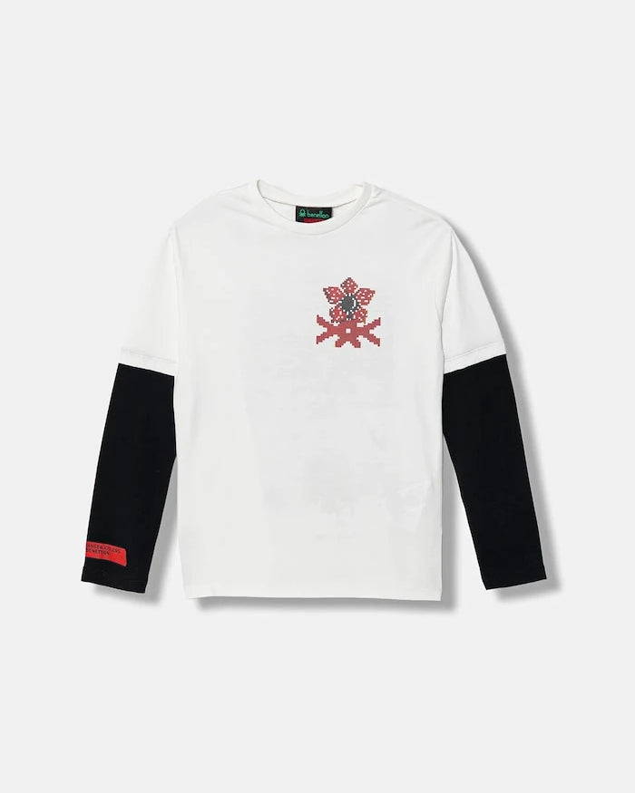 Детска блуза с дълги ръкави United Colors of Benetton