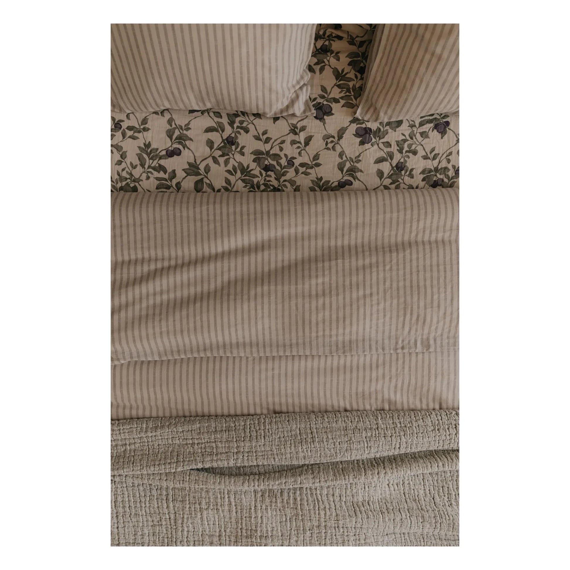 garbo&friends - Comforter cover Stripe | Beige