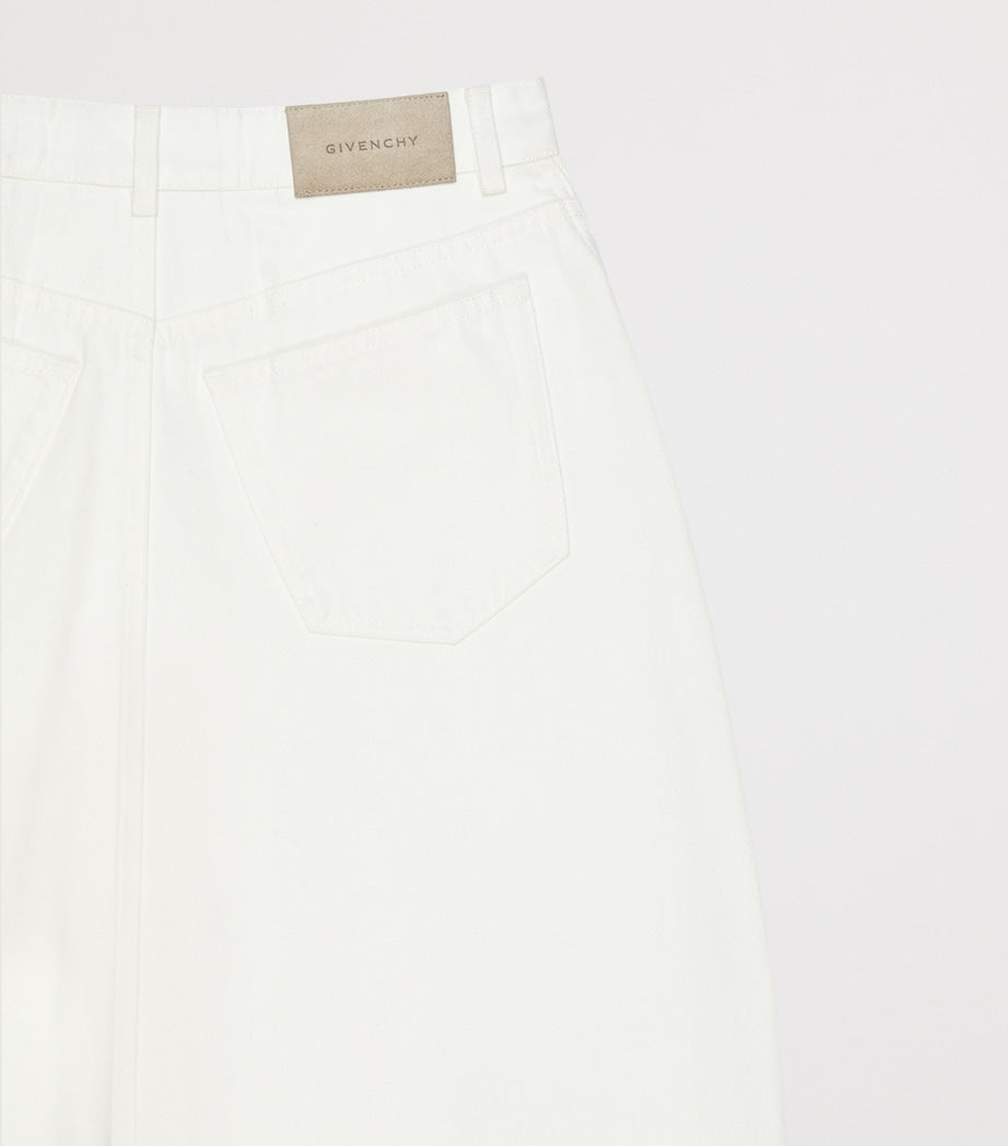 Givenchy White Cocoon Jeans