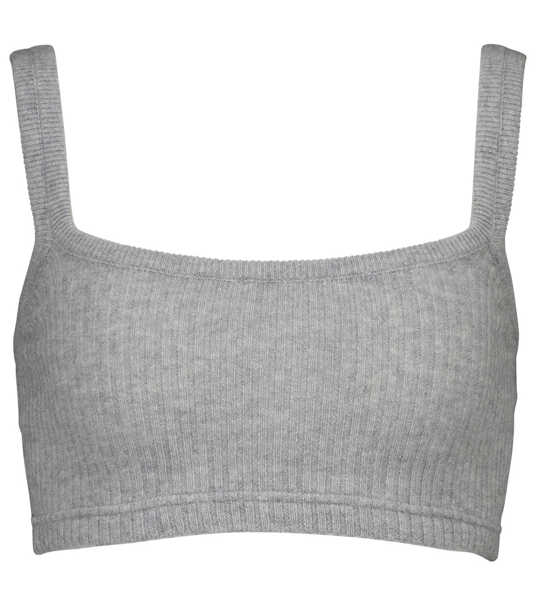 Thom Browne - Ribbed-knit cashmere bralette