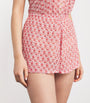 Missoni Red Metallic Crochet Playsuit