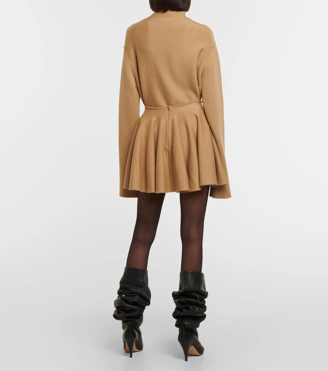 Khaite - Ulli wool-blend miniskirt