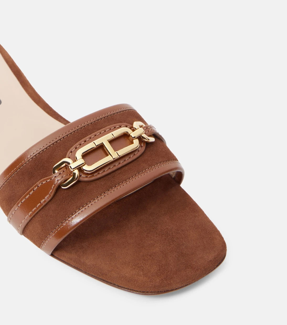 Tom Ford - Whitney Stadium T leather slides