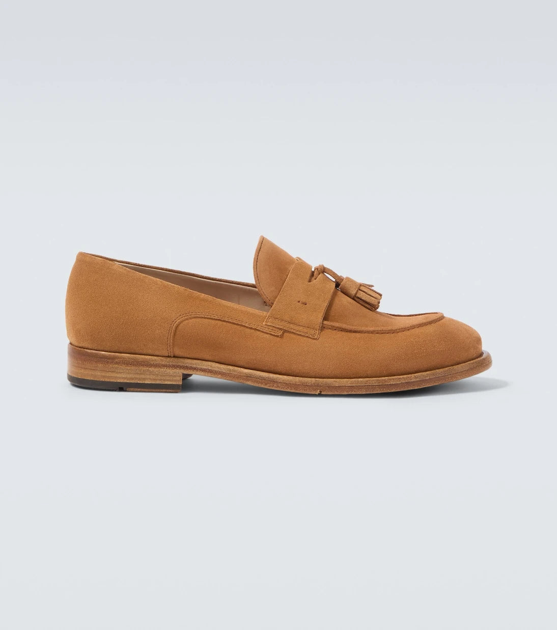 Eleventy - Tasseled suede penny loafers