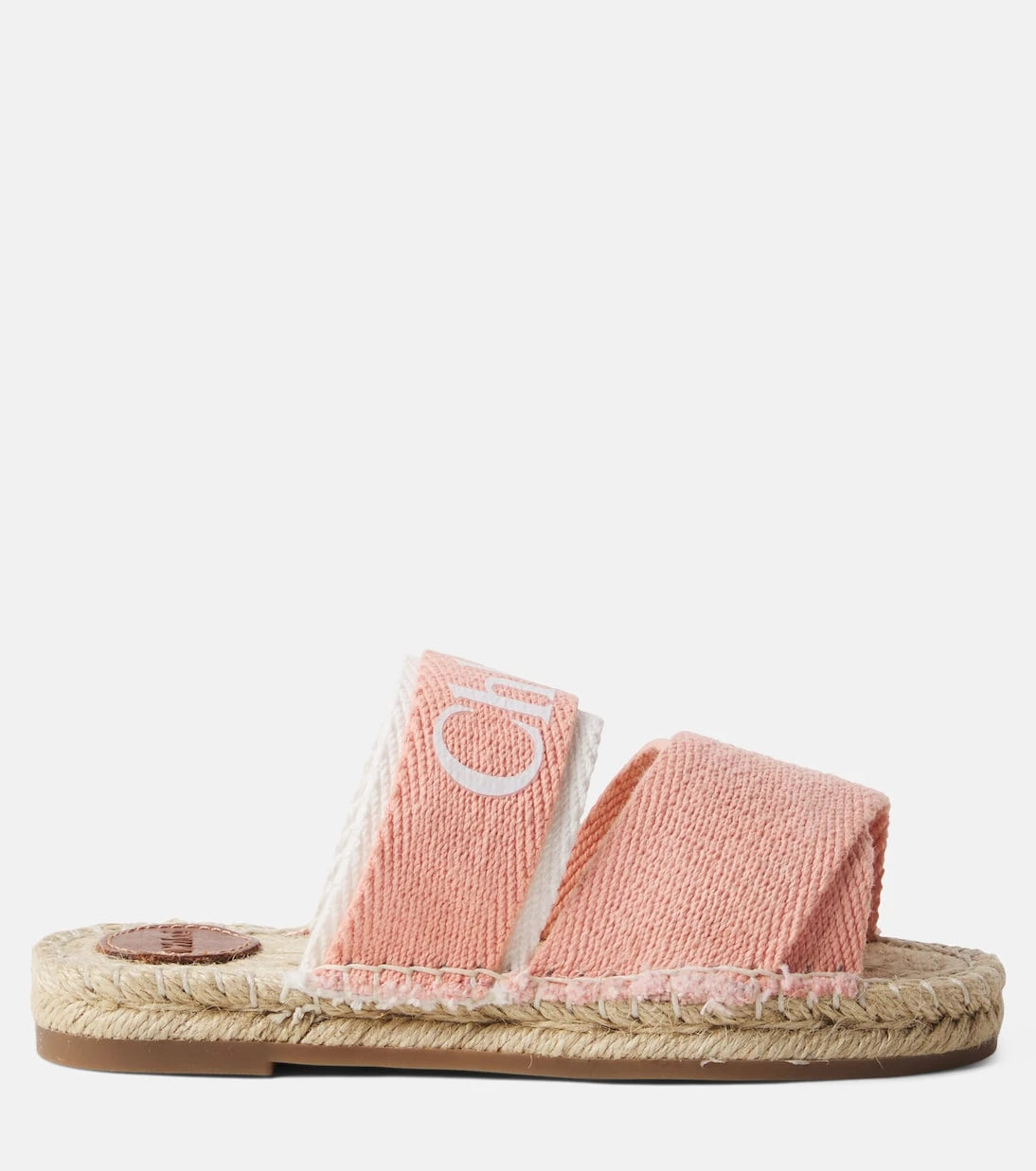 Chloé Kids - Logo espadrille sandals