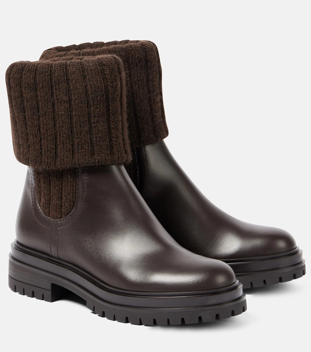Gianvito Rossi - Tenney leather Chelsea boots